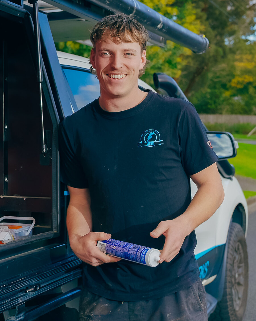 Lachy, apprentice electrician at 22 Electrical Works